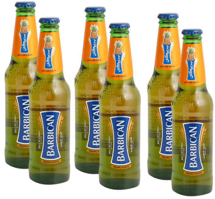 Buy Barbican Pineapple NonAlcoholic Malt Drink 330 ml x 6 Online in